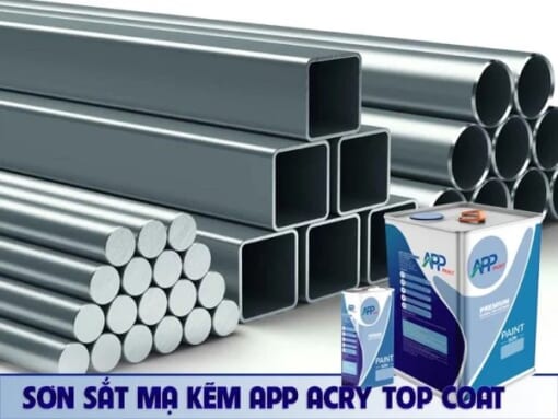 SƠN SẮT MẠ KẼM APP ACRY TOP COAT