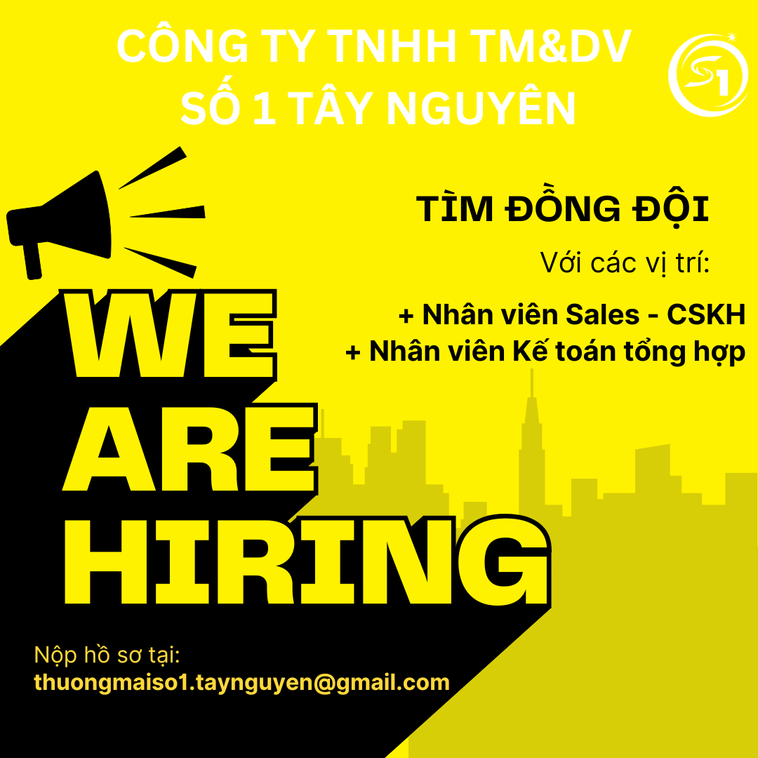 THÔNG BÁO TUYỂN DỤNG QUÝ 2 NĂM 2025