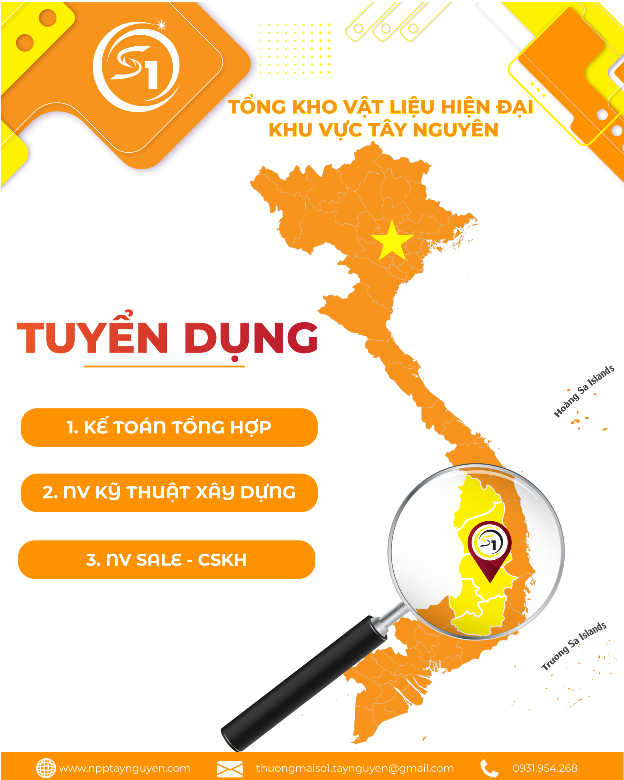 TỔNG KHO SỐ 1 TÂY NGUYÊN TUYỂN DỤNG – GIA NHẬP ĐỘI NGŨ NĂNG ĐỘNG CỦA CHÚNG TÔI NGAY HÔM NAY!
